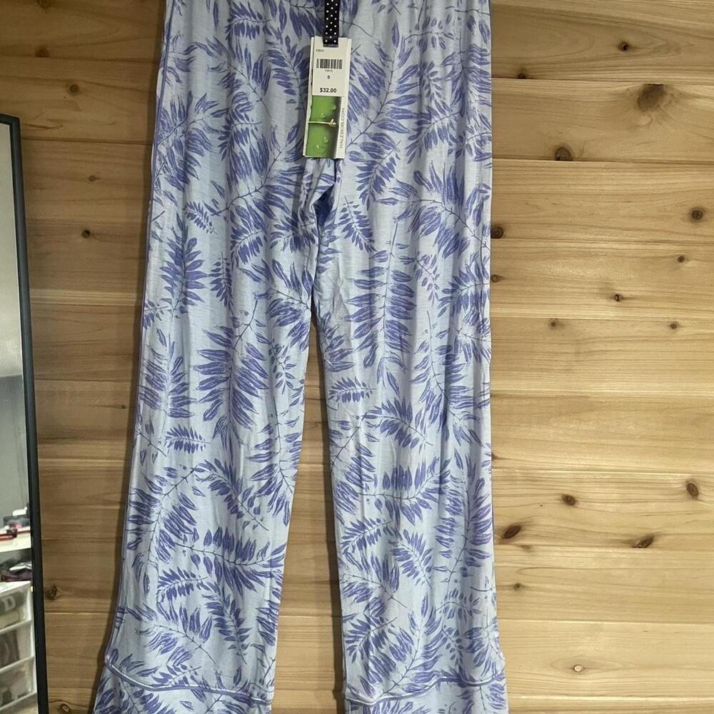 Blue Purple And White Floral